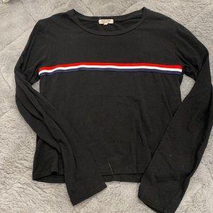 Long sleeve crop top